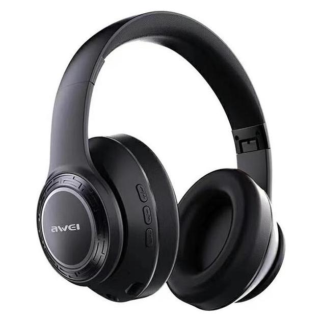 Awei słuchawki nauszne Bluetooth A300BL czarny/black (12 h, Kabellos) (AWEI147)