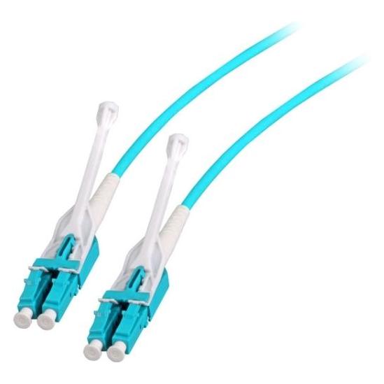 EFB Elektronik Duplex Jumper LC-LC, OM3, 20m, mit Push/Pull Tab, austauschbare Polarität (20 m) (DJP-LCLCOM3-UNI-20)