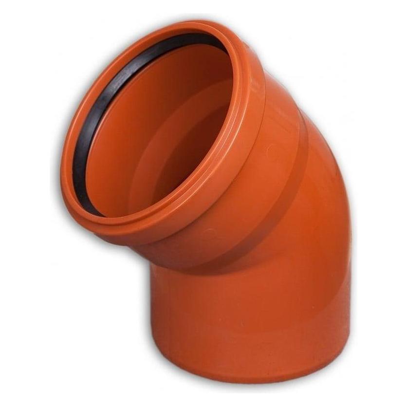 Wavin SEWER BEND 160X45PVC,COLOUR-BROWN (33028191)