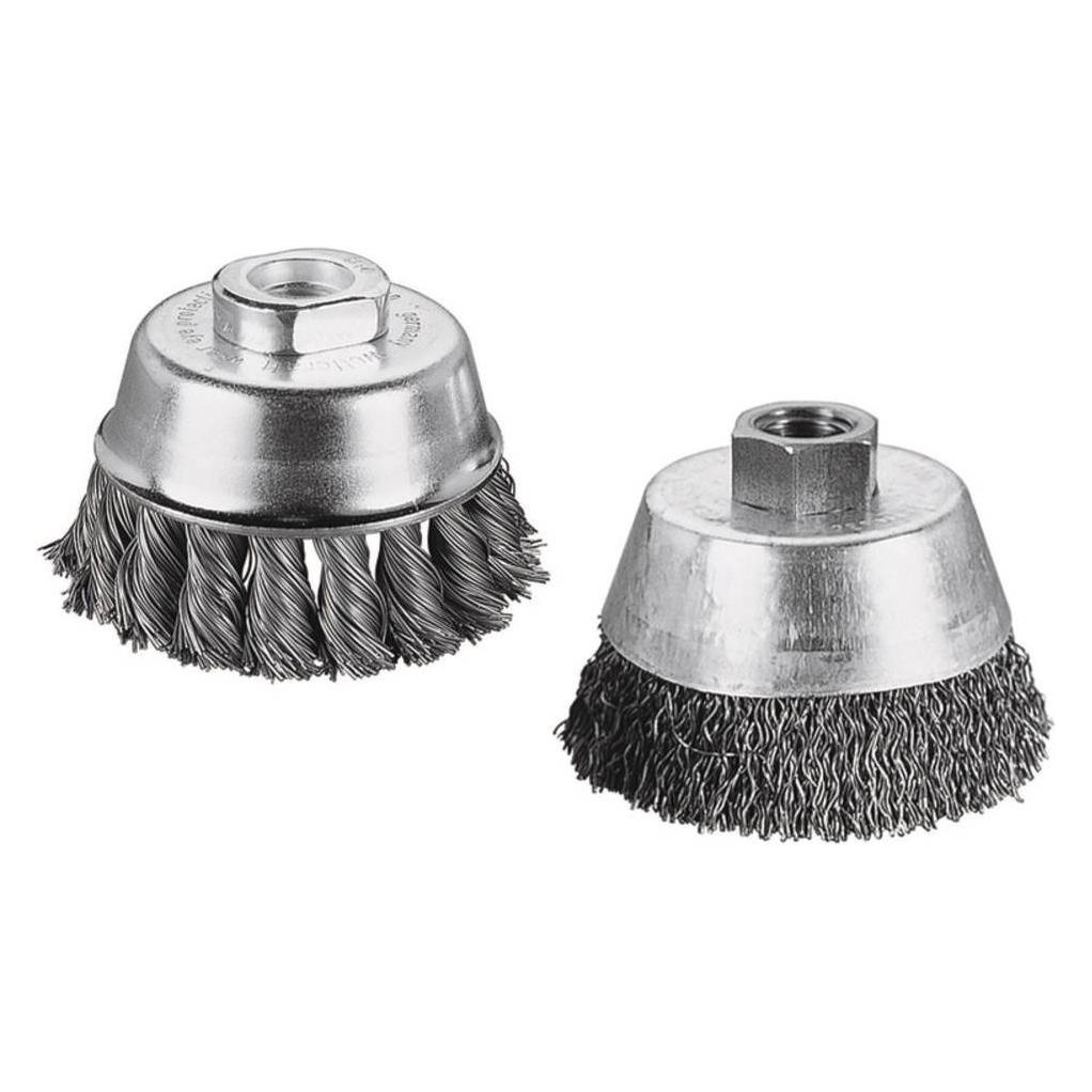 wolfcraft 1 Edelstahldraht-Topfbürste WS M14 ø70mm (2702000)