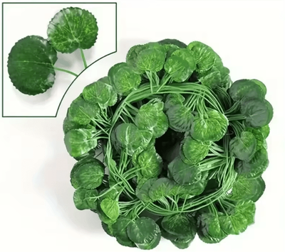 Inspire Curations Lush Artificial Ivy Vine Garland (2M, 100 Leaves) Realistic Hanging Greenery Decor begonia 2m (1 String)