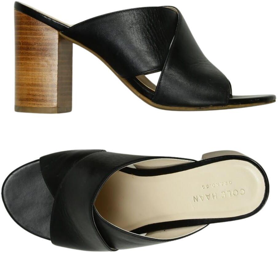 Cole Haan Damen Sandalen, Schwarz, Gr. EU 38,5 (UK 5.5), kein / Etikett - Second Hand