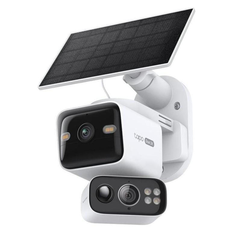 TP-Link Solar Dualobjektiv Schwenk-Neige 2K Sicherheitskamera Komplettset (2560 x 1440 Pixels) (425523)