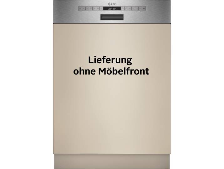 NEFF teilintegrierbarer Geschirrspüler S145HCS03E , Energieeffizienz: C, beige (nicht zutreffend), B:59,8cm H:81,5cm T:57,3cm, Geschirrspüler, teilintegrierbarer Geschirrspüler