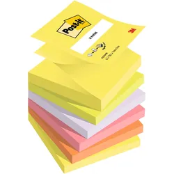 Post-it, Haftnotiz, Z-Notes Regenbogen (76 x 76 mm)
