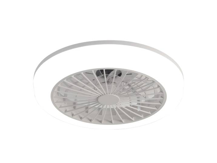 Plafonnier Ventilateur LED avec Télécommande, Lumière 3 Températures