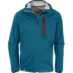 MAUL Herren Funktionsjacke Achenkopf 3Lt - Softshelljacke+Kap., Größe 54 in Blau Blau