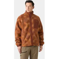 HELLY HANSEN Herren Bergsport / Wandern Sweatshirts Sweatshirts lg.Arm He/Uni PANORAMA PRINTED PILE SNAP, Größe S in Schwarz Schwarz