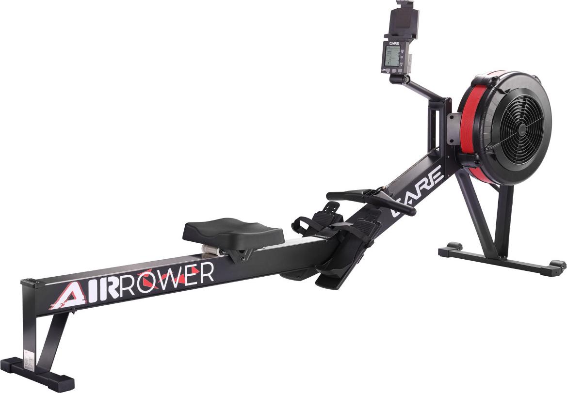 Care Fitness AIR ROWER, Luft, 150 kg, Kalorien, Distanz, Herzfrequenz, Erholungspuls, Strokes per minute, Zeit, Watt, LCD, 2420 mm, 610 mm