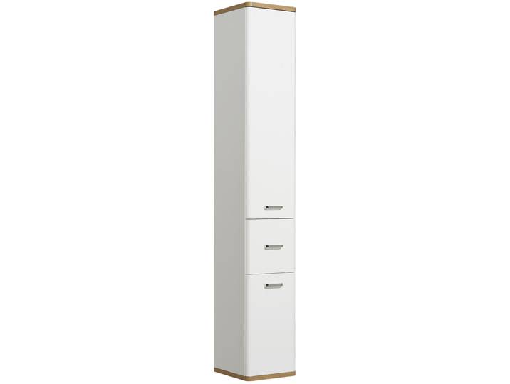 Colonne de salle de bain 30 x 1855 x 33cm Blanc