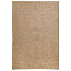 Outdoorteppich Modica 160 x 220 cm Polypropylen Braun