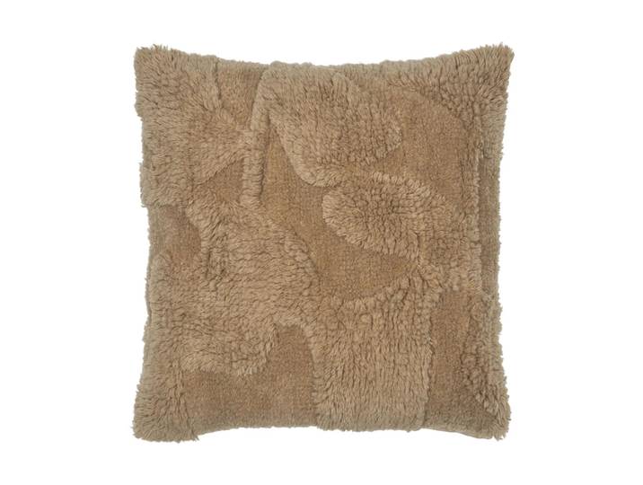 Ferm Living Coussin tufté Rime Tan, 50x50 cm