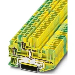 Phoenix Contact 3040067 Schutzleiter-Doppelstockklemme STTB 2,5/2P-PE STTB252PPE  - 50 Stück