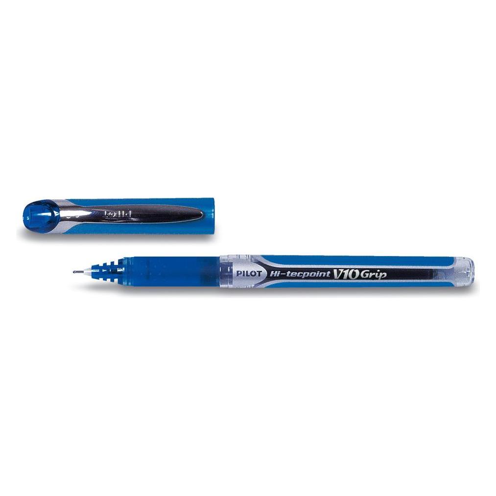 Pilot Tintenroller Hi-Tecpoint Grip V10 Strichstärke: 0,6 mm Schreibfarbe: blau (1x) (2208003)