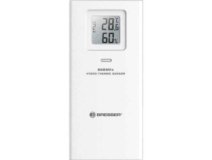 Bresser Weerstation Sensor - Temperatuur en Luchtvochtigheid - Tot 150 Meter Bereik