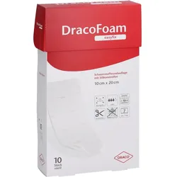 DRACOFOAM easyfix Schaumstoff Wundauflage 10x20 cm