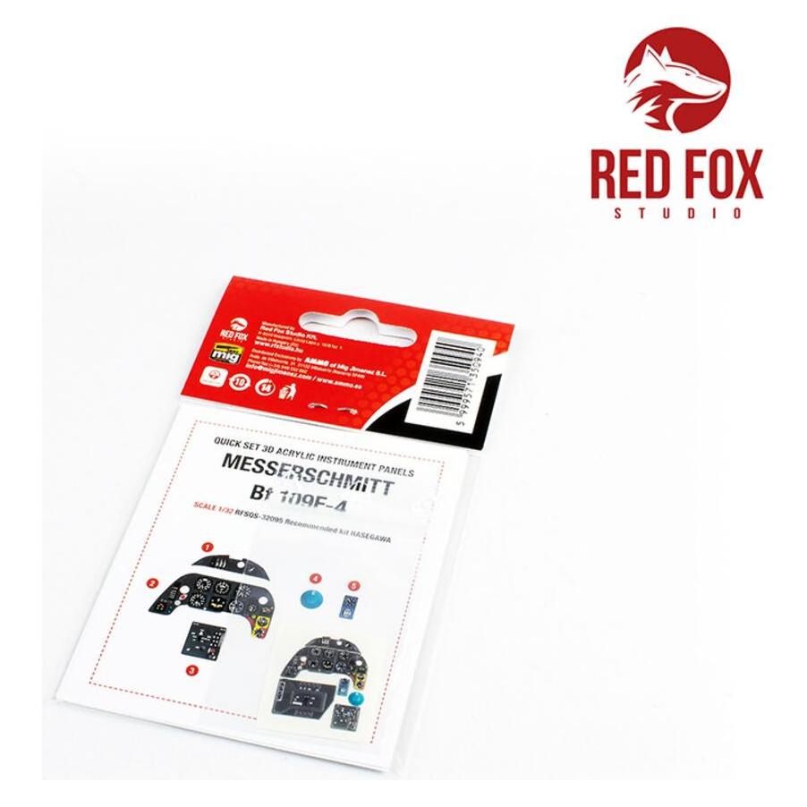 Red Fox 1/32 Messerschmitt Bf 109F-4 (for Hasegawa Kit) (RFSQS-32095)