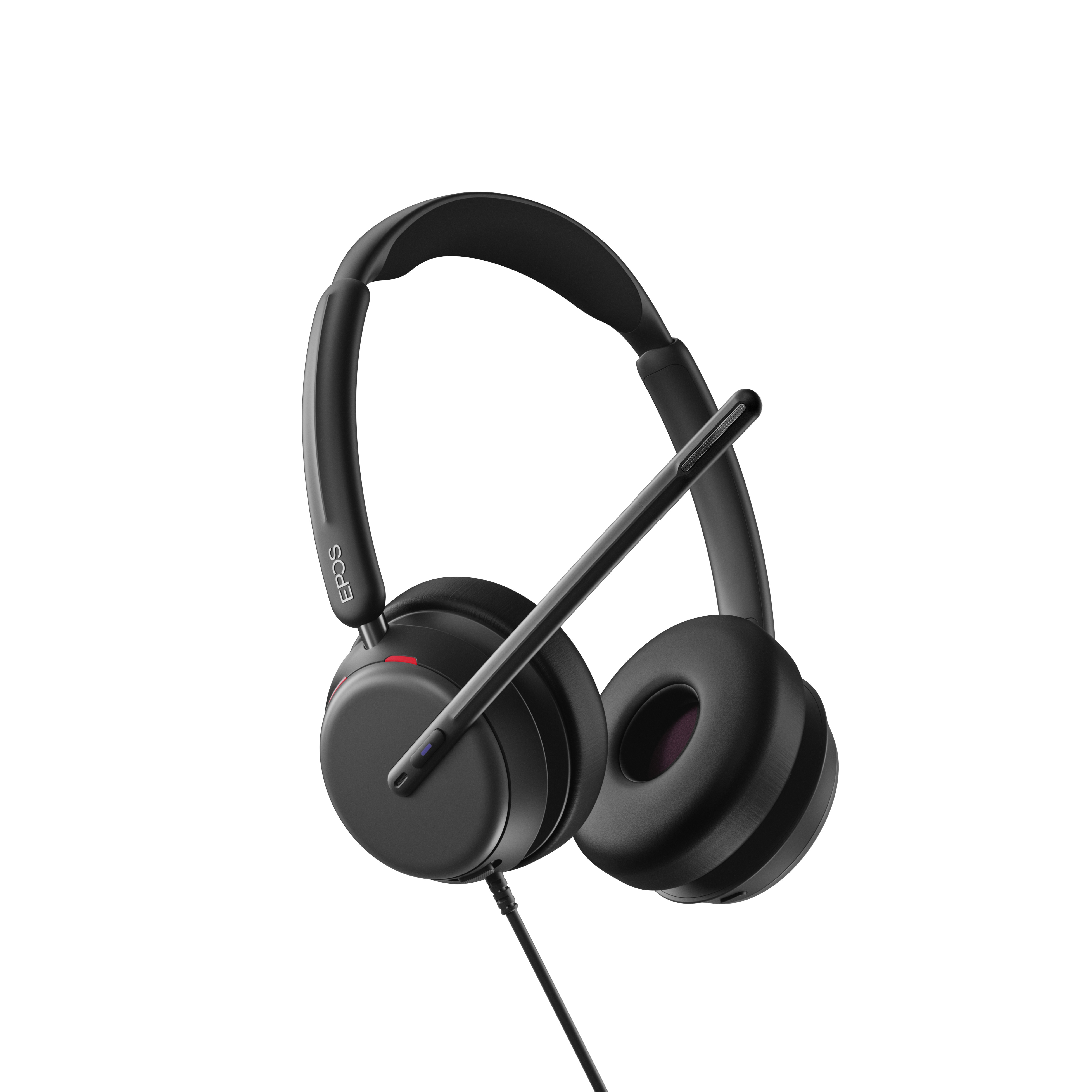 EPOS IMPACT 860T ANC Stereo-Headset - MS-Teams-Version, USB-C/-A, BrainAdapt-Technologie, EPOS AI, Adaptives Active Noise-Cancelling