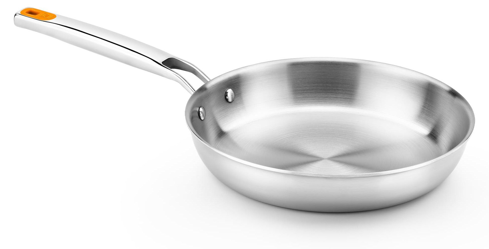 BRA Efficient A121818 Universele ronde pan van roestvrij staal, 18 cm