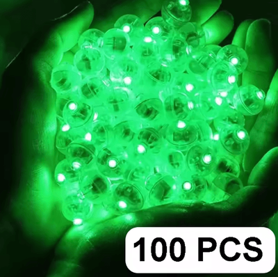 Inspire Picks Mini LED Balloon Lights Set Waterproof Party & Paper Lantern Lights (50 100pcs) green 100