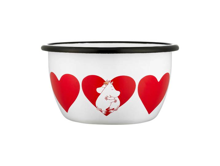 Muurla Bol en émail Moomin 60 cl Heart