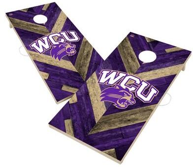 Skip's Garage Western Carolina University Catamounts WCU Cornhole Board Set