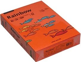 Rainbow Kopierpapier COLOURED PAPER intensivorange DIN A4 80 g/qm 500 Blatt