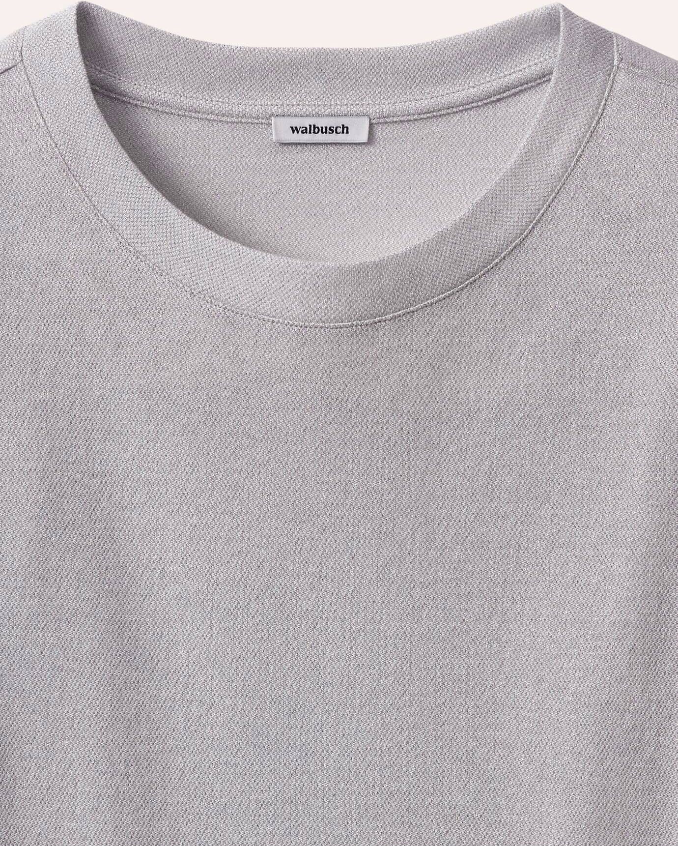 Walbusch Shirt mit Lurex, normale Größen, Farbe Grau, 42, Glanzeffekt durch Lurex ergänzt Tages- und Abendoutfits Damen
