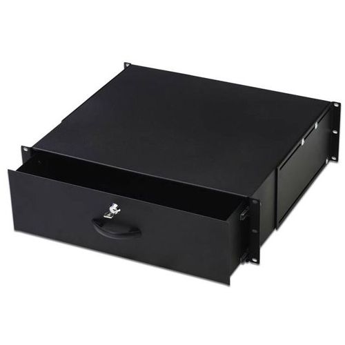Digitus Dokumentenablage Schublade für Digitus 19" Schränke (DN-19 KEY-3U-SW)