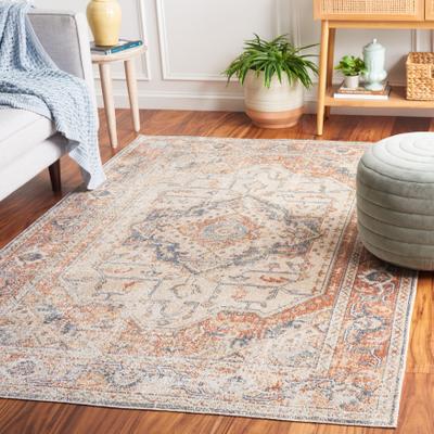 SAFAVIEH Baltimore Olimpia Machine Washable Shabby Chic Vintage Oriental Rug