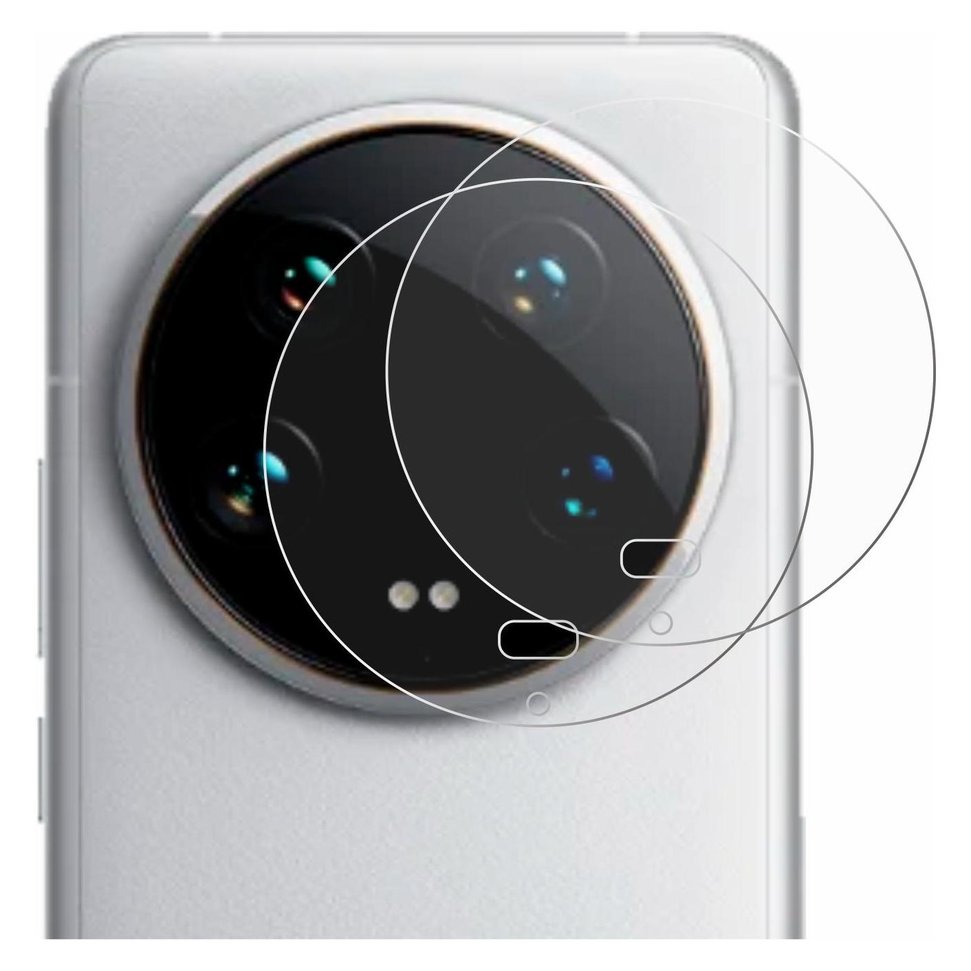 ScreenLeaf Schutzfolie für Xiaomi 14 Ultra (NUR Kameraschutz) Displayschutz Display Schutz Folie Klar (Xiaomi 14 Ultra) (6154168)
