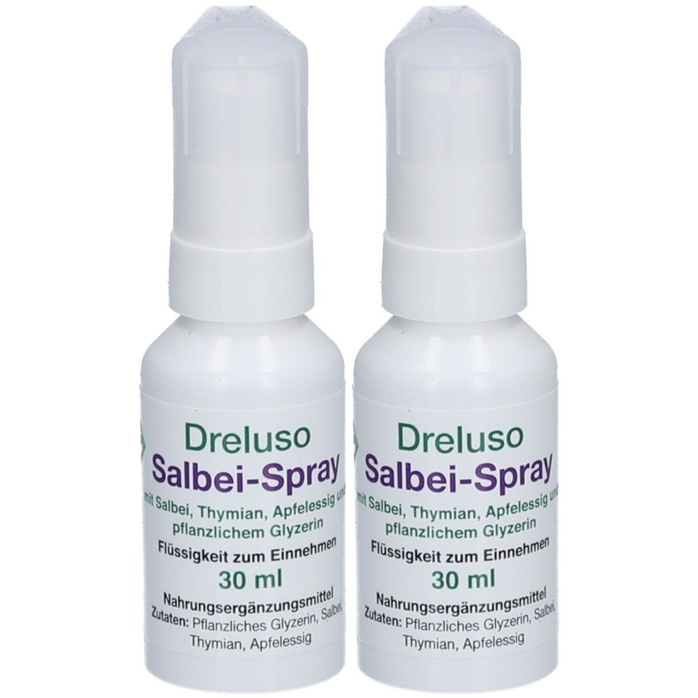 Dreluso Salbei Spray x2 2x30 ml Flüssigkeit zum Einnehmen