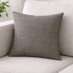 EXKLUSIV HEIMTEXTIL Kissenbezug (4 Stück) warmgrau 40x40 cm