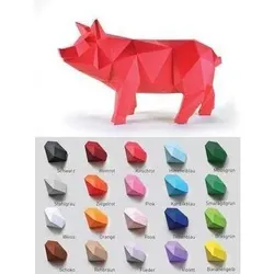 Liebesreh SCHWEIN HIMMELBLAU - Bastelset Schwein himmelblau