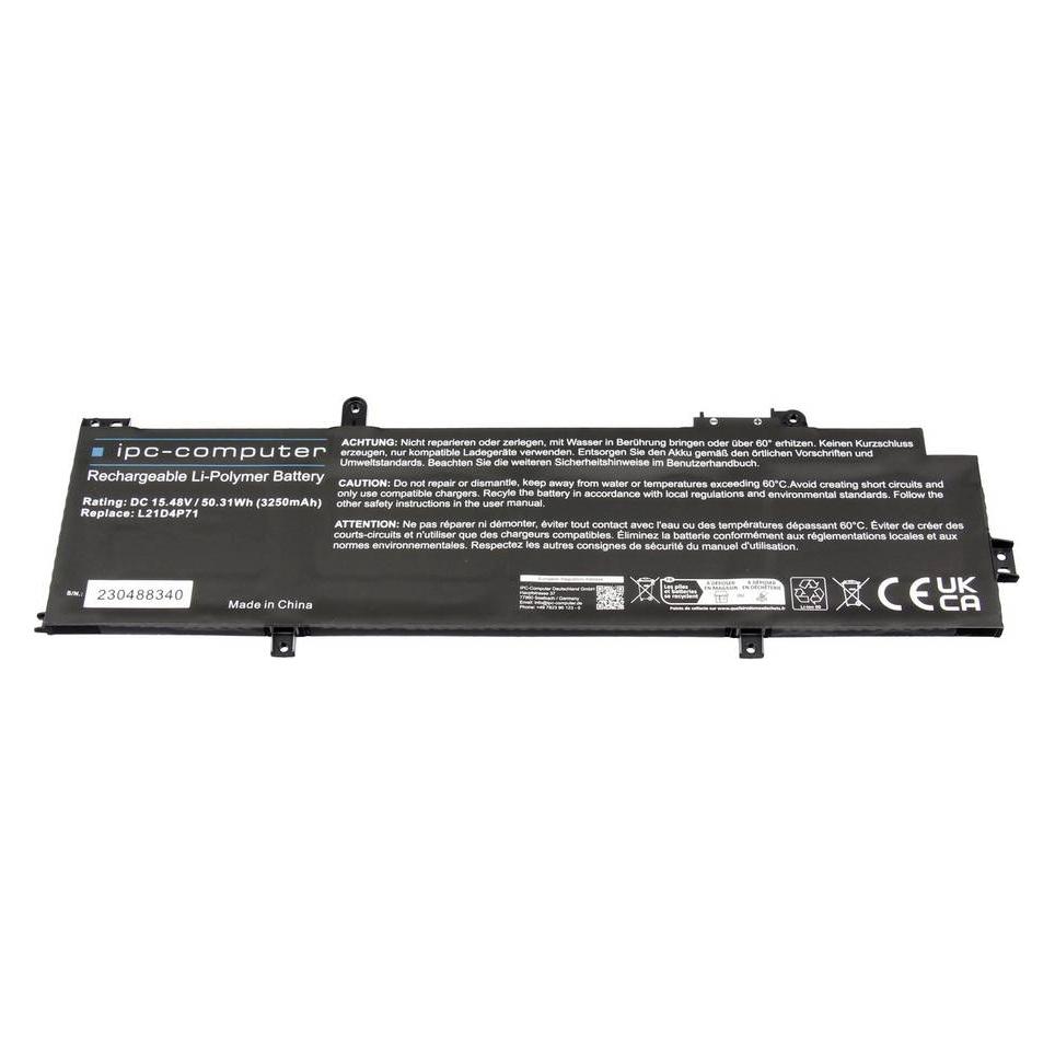 IPC Akku 50.31Wh für T14 Gen 3/P14s Gen 3 (3250 mAh) (L21D4P71 REPLACE)