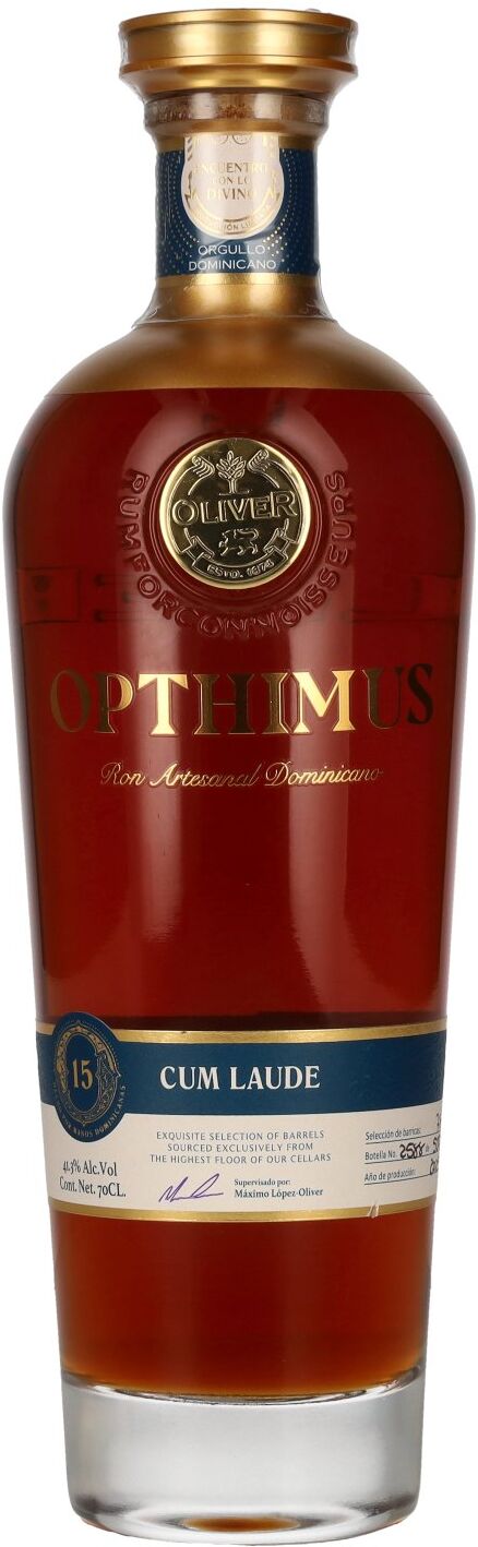 Opthimus Ron Opthimus 15 Cum Laude Ron Artesanal Dominicano 41,3% Vol. 0,7l