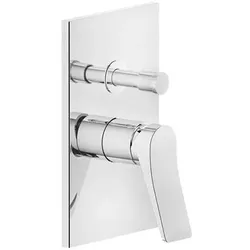 Gessi Rilievo, Fertigmontageset für Einhebelmischer, automatische Umstellung für Wanne oder Dusche, 59079299, Farbe: Schwarz XL