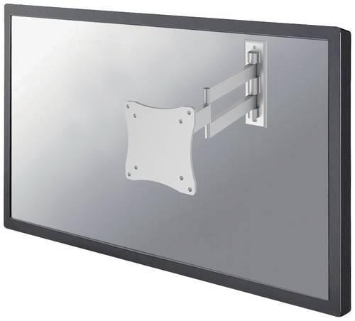 Neomounts FPMA-W830 Monitor-Wandhalterung 1 Display(s) 25,4cm (10") - 68,6cm (27") Silber Neigbar, Schwenkbar, Ausziehbar