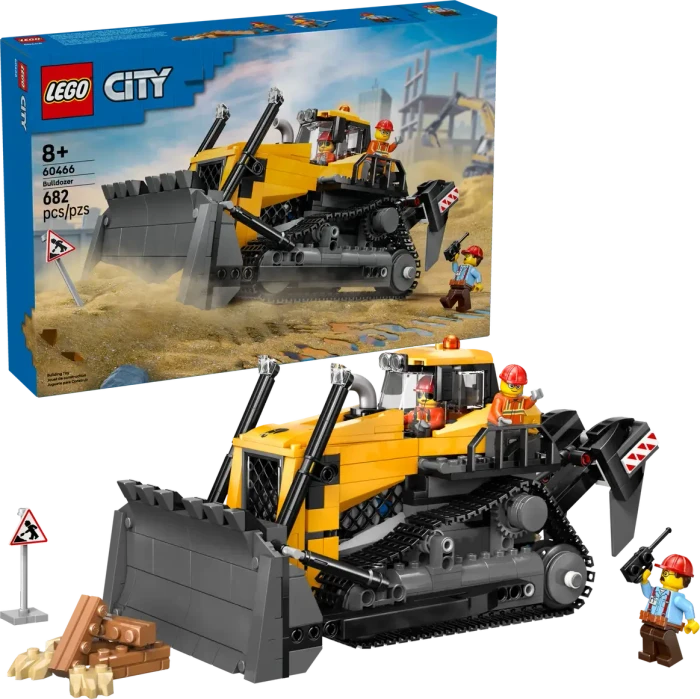 LEGO City 60466 Gelber Bulldozer
