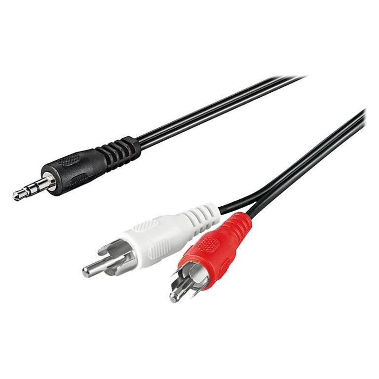 Goobay Cinch - 3.5 Klinke (3 m, AUX Kabel, Cinch Kabel) (51650)