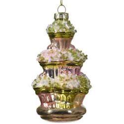 Christmas Decorations Christbaumschmuck Glas Cupcake Weihnachtskugeln Weihnachtsbaum Süßigkeiten