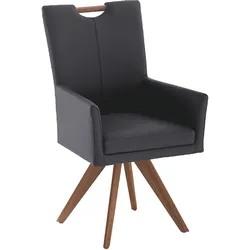 Polsterstuhl COLORADO (BHT 61x95x60 cm) - Bezug: Leder - BHT 61x95x60 cm