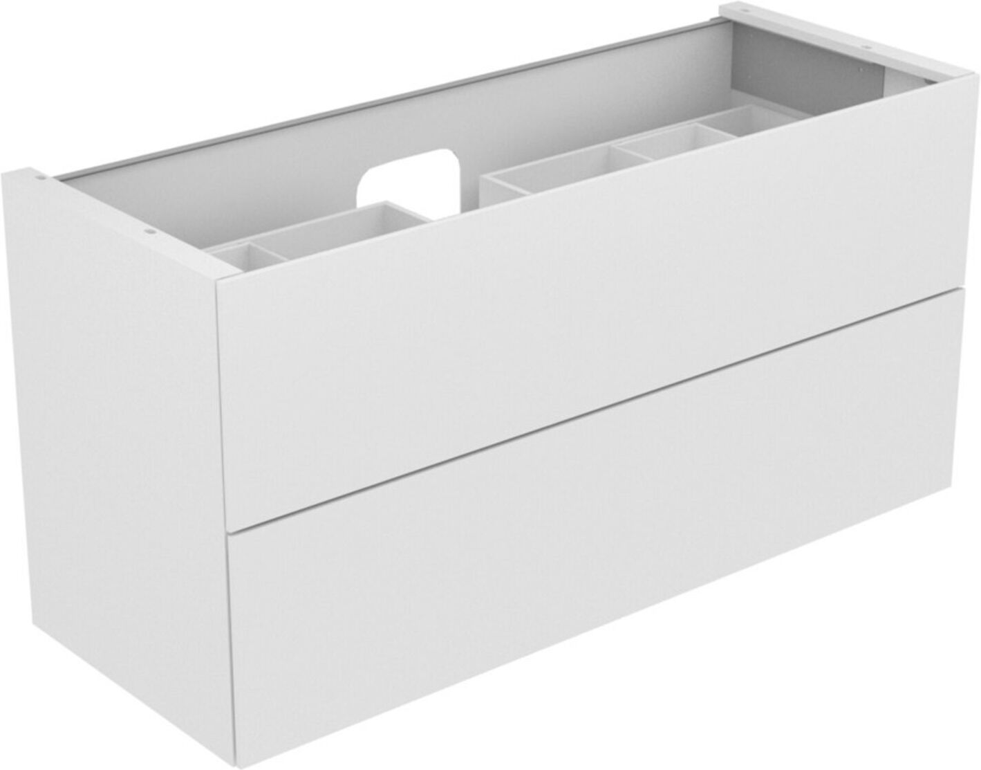 Keuco Waschtischunterschrank Edition 11 140x70x53,5cm, Strukturlack Trüffel (31362370000)