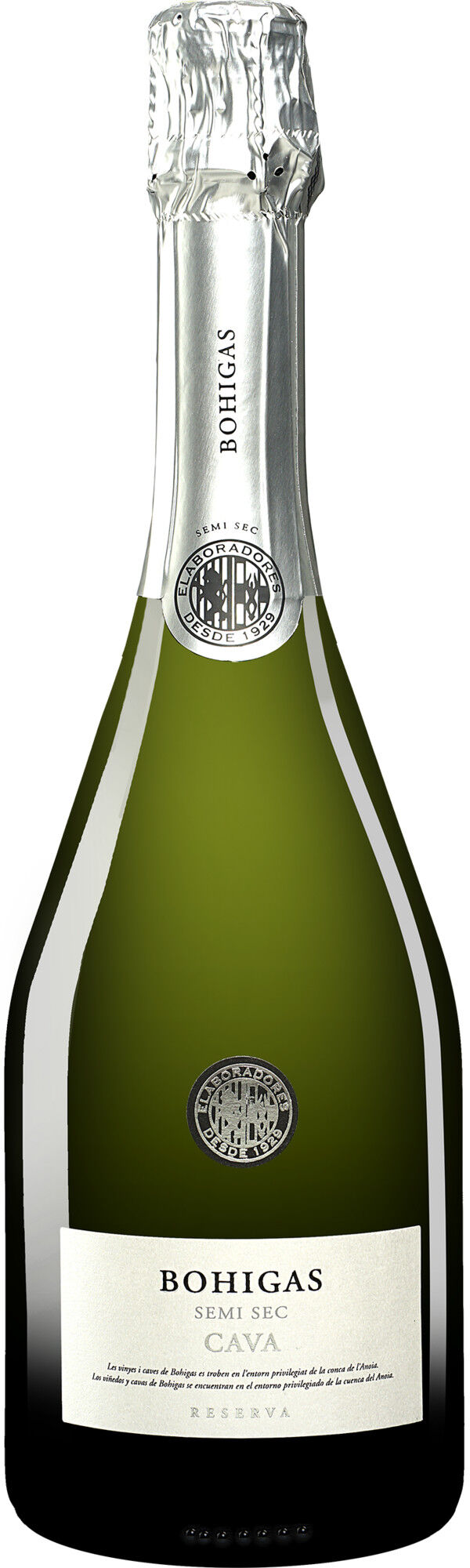Bohigas Cava Semi Seco 12% Vol. Halbtrocken aus Spanien
