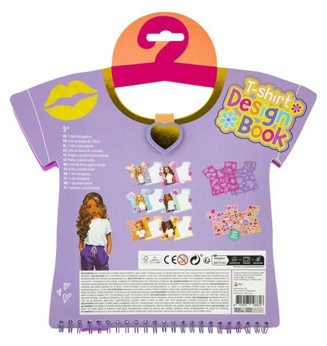 Besties T-shirtontwerpboek met stickers en accessoires