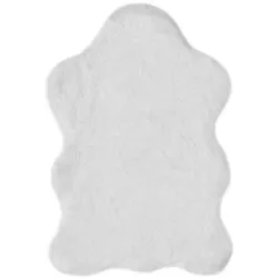 Luxor Living Dekofell Coste weiß 55 x 80 cm