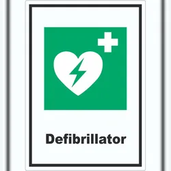 HB-Druck Defibrillator Aufkleber A7 (74x105mm)