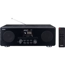 Lenco DIR-260BK Internet Kofferradio Internet, DAB+, UKW Internetradio, UKW, AUX, WLAN, CD, Bluetooth®, DAB+, MP3 Weckfunktion, Inkl. Fernbedienung Schwarz