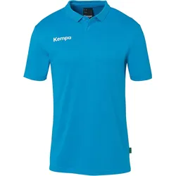 Kempa Poly Poloshirt Kinder kempablau 164