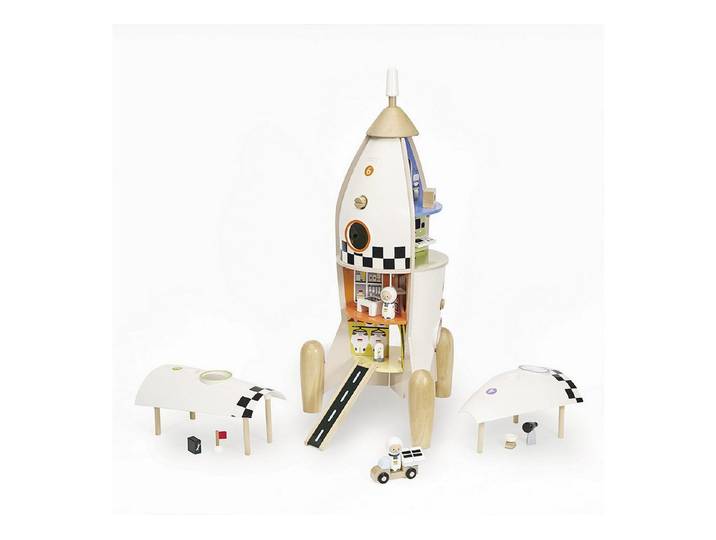 Classic World Spielzeug-Flugrakete Classic World - Spielzeug Rakete - 31x31x69cm - ab 3 Jahre